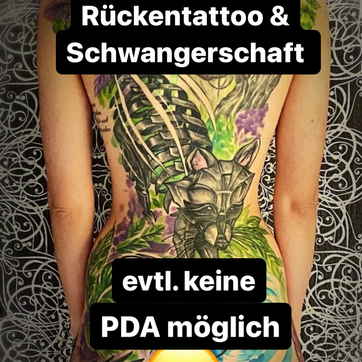 Schwangerschaft & Tattoo: Bauch, Rücken, PDA etc