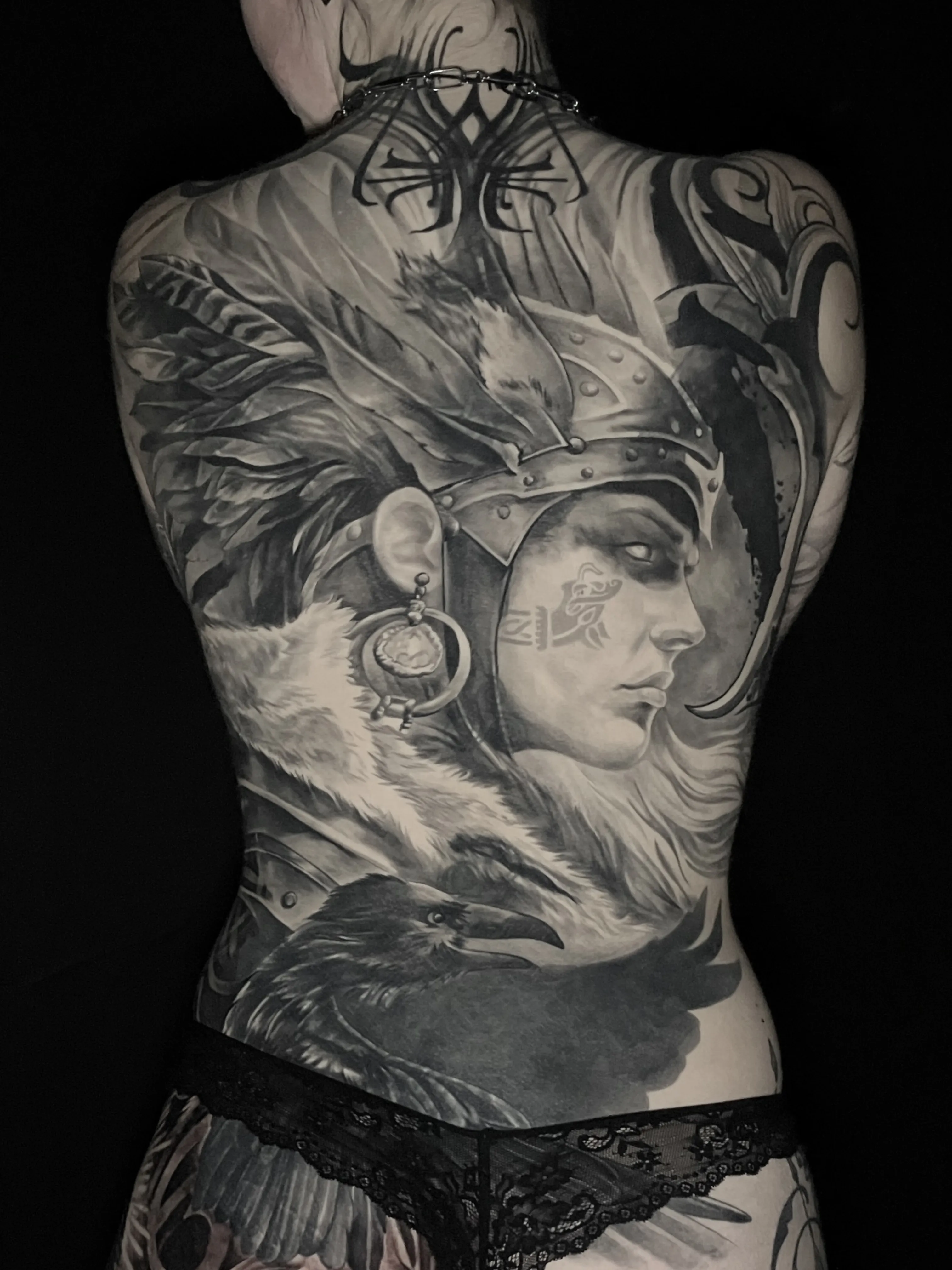 Backpiece "Kriegerin"