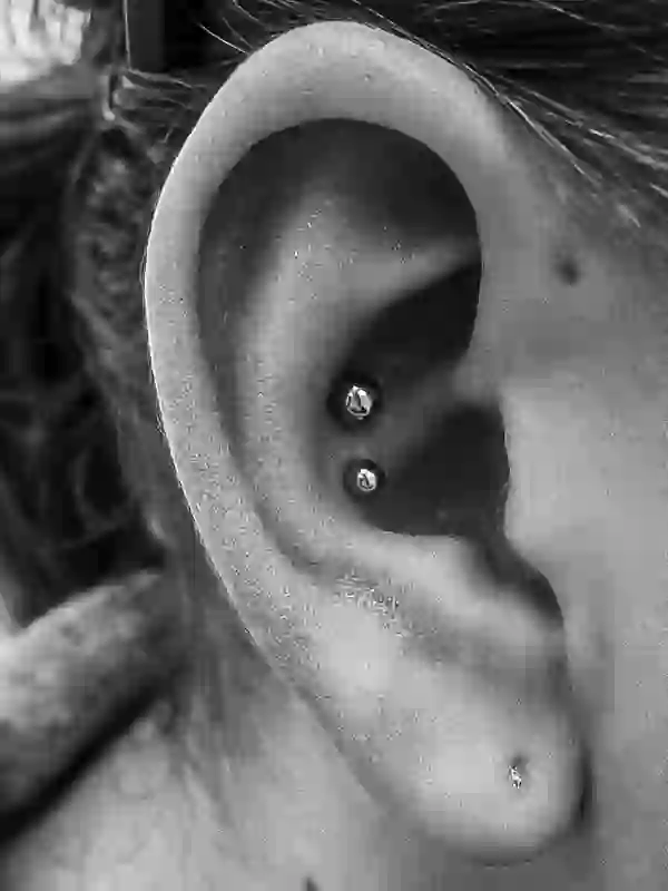 Double Conch Piercing
