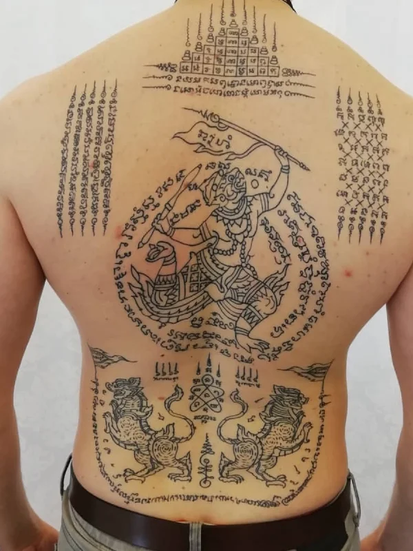 Thai Tattoo Backpiece