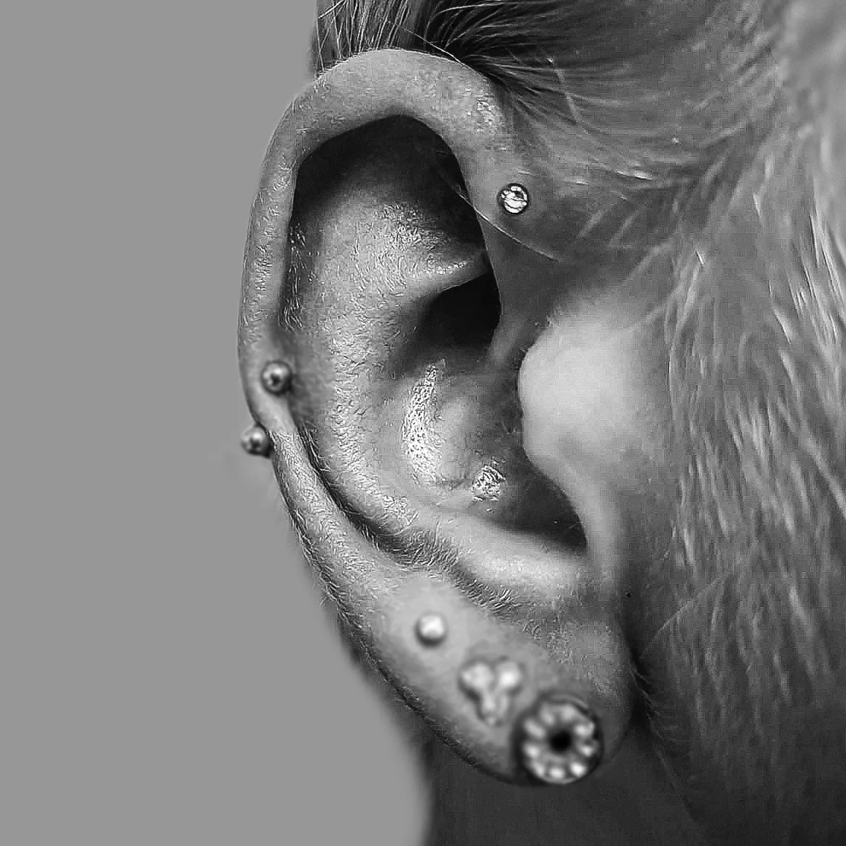 Forward Helix Piercing