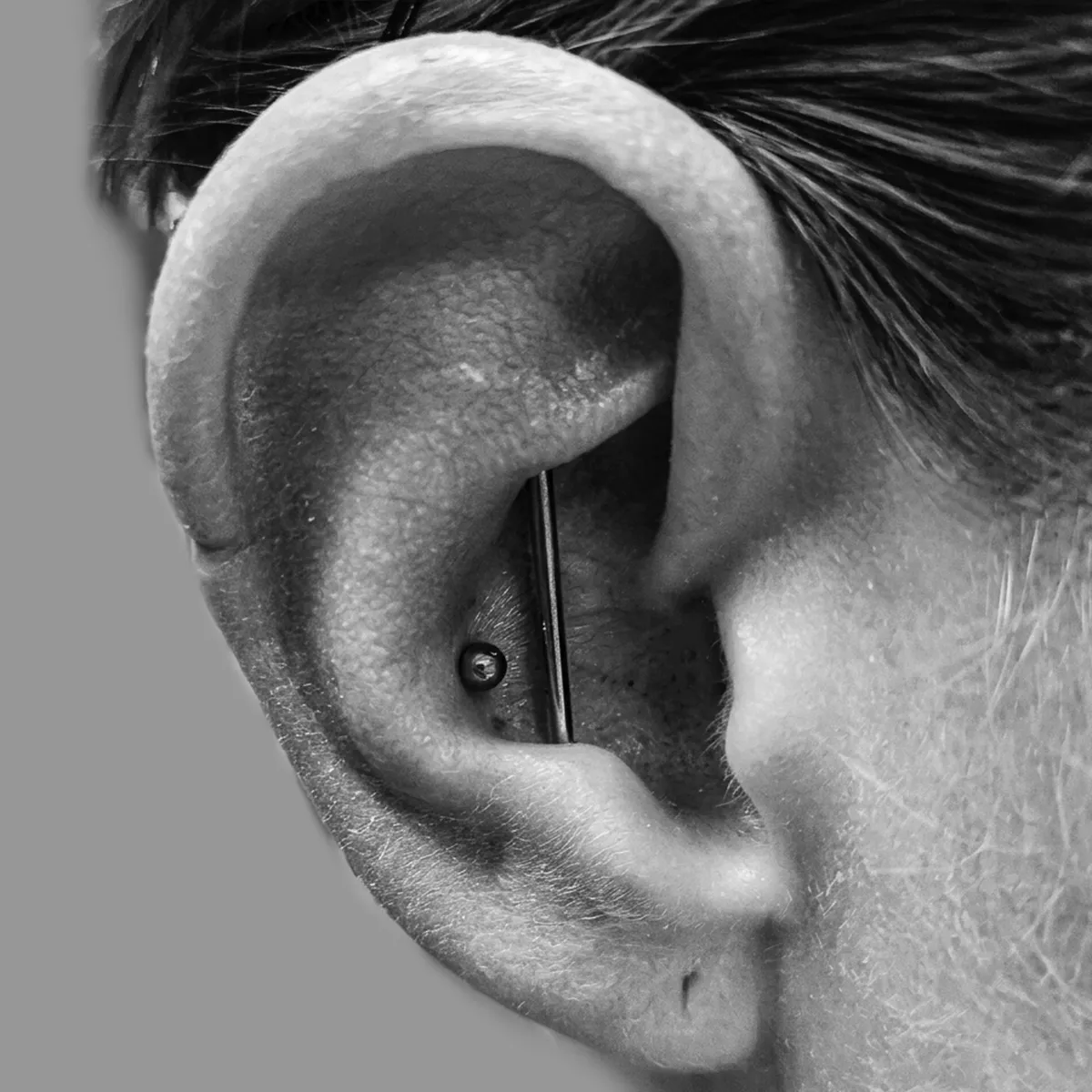 Industrial Chonch Piercing