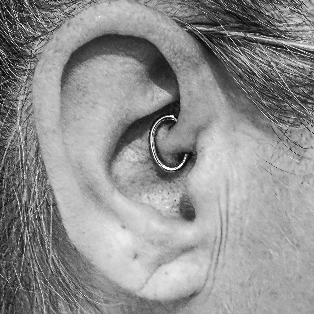 Daith Piercing ovaler Clicker
