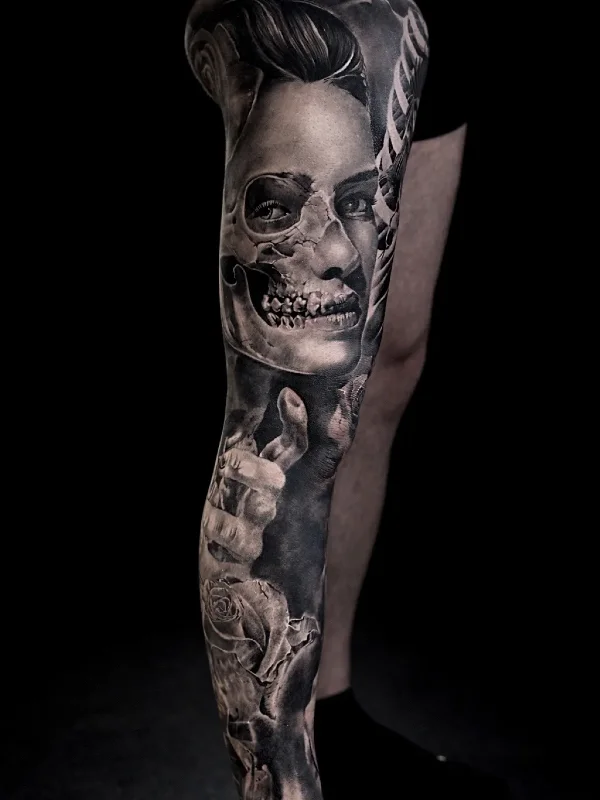 Full Leg "Skull"