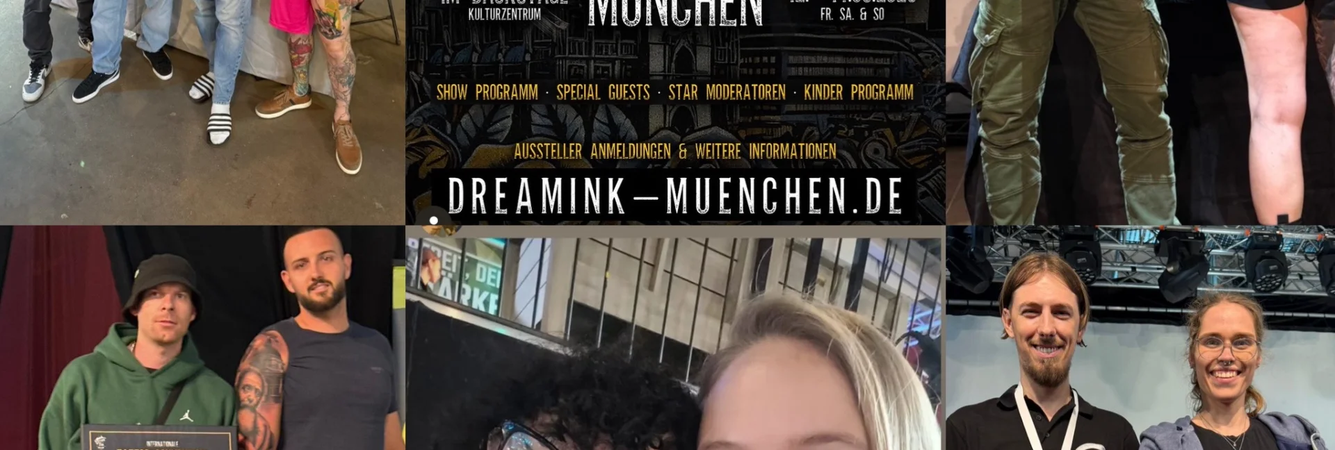 Tempel bei der Dream Ink München mit sechs Tattoo – Awards