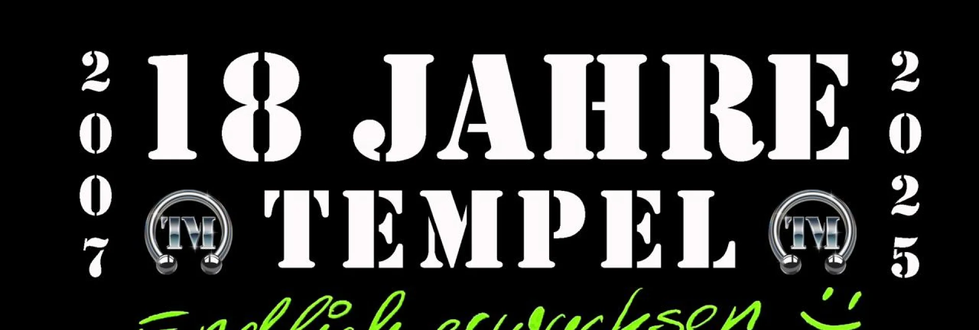 Tempel München Piercing & Tattoo feiert 18. Geburtstag