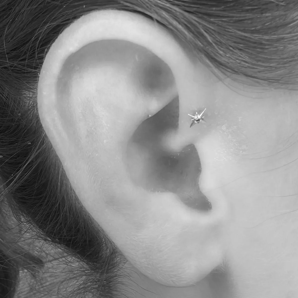 Forward Helix Piercing