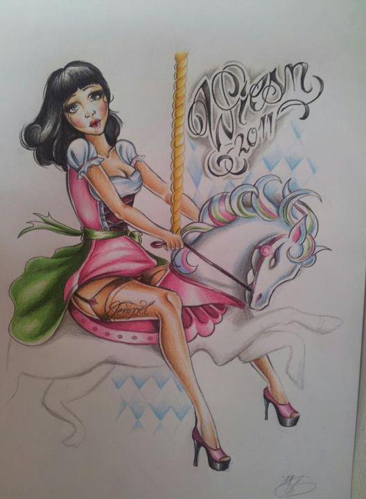 Wiesn Plakat by Annika, Tempel München