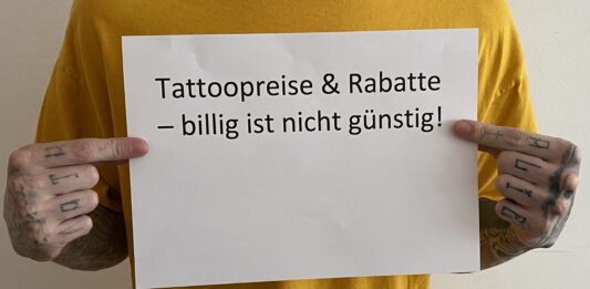 tattoo rabatt - tattoopreise
