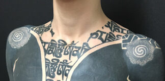 Black Work Tattoo, Blackout, Basti Butcher Tattoo