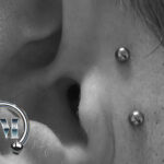 Sideburn Surfacepiercing Piercer München