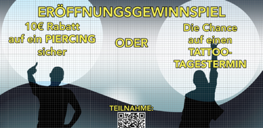Tempel Tattoo Piercing Pasing Gewinnspiel
