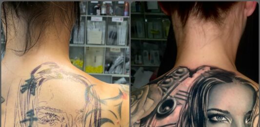 Cover Up Tattoo Portrait München