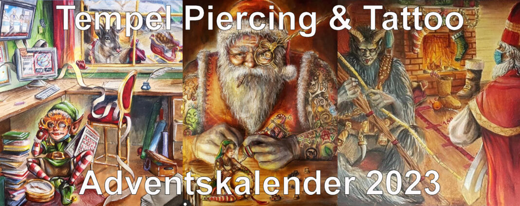 Tempel München Adventskalender Tattoo Gewinnspiel