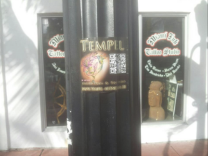 Miami Ink Tempel Aufkleber