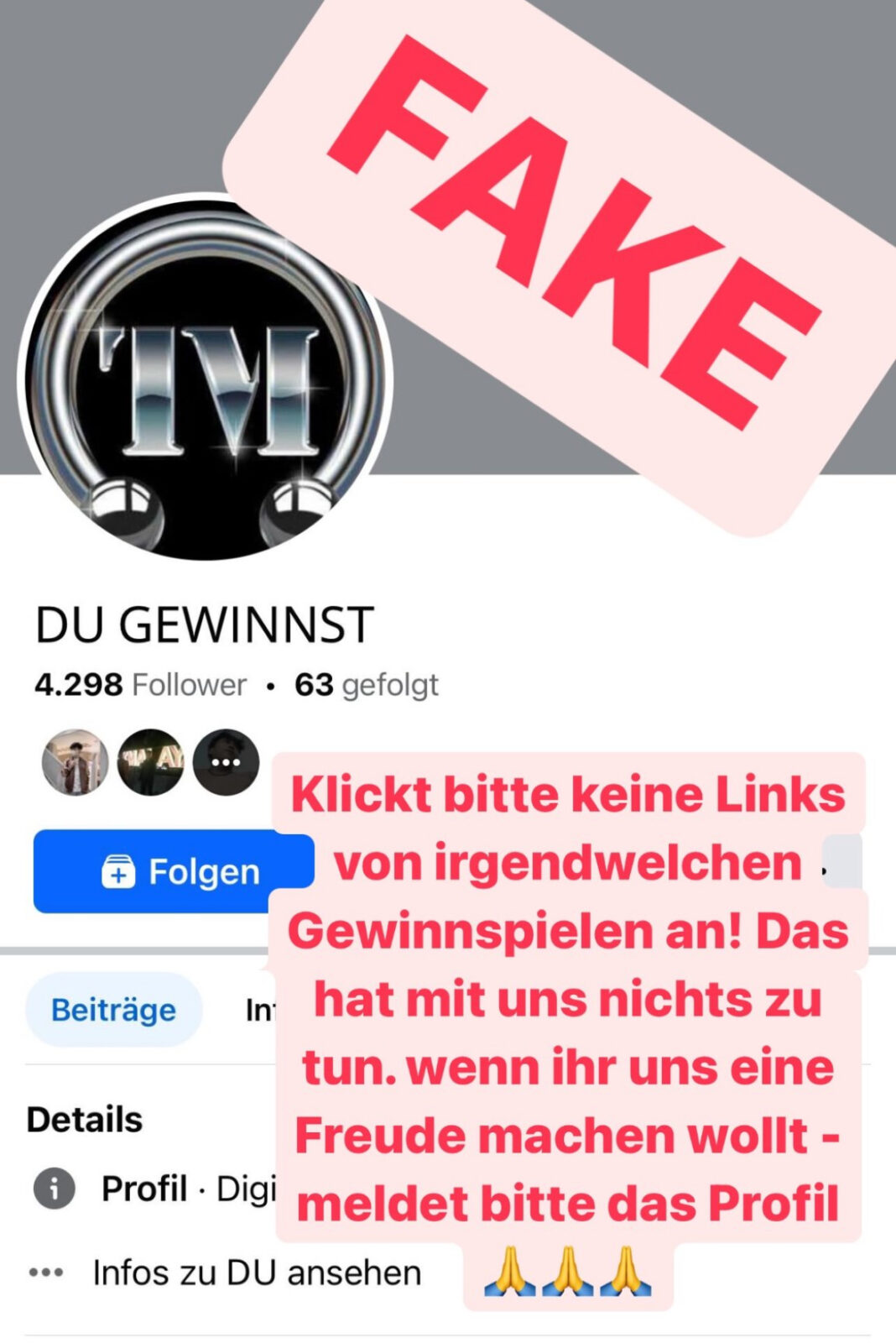 Fake Tattoo Gewinnspiel