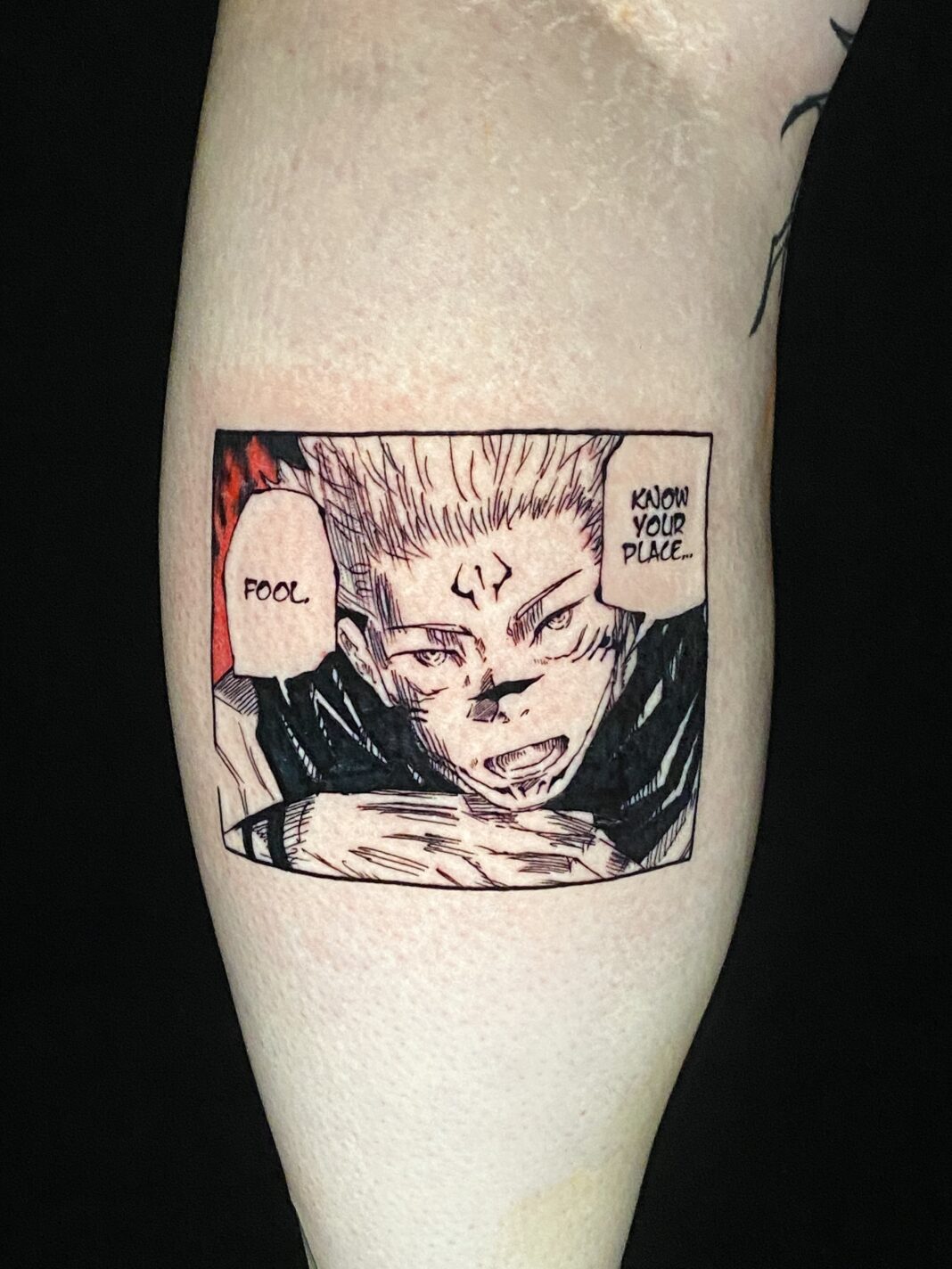 Manga Tattoo Jujutsu Kaisen