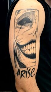 Solo Leveling Manhwa Manga Tattoo
