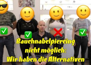 Bauchnabelpiercing Alternativen