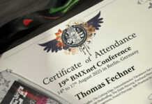 BMXnet Conference in Berlin BMXnet Zertifikat und Badge