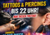 Late Night – Walk-In Tattoos & Piercings bis 22 Uhr Pasing Arcaden Late Night Tattoo München